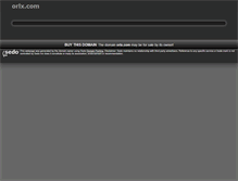 Tablet Screenshot of orlx.com